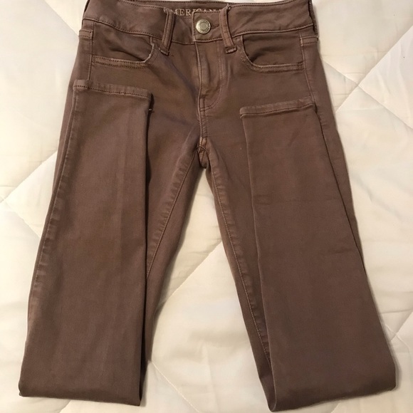 Bundle of 2 American Eagle Outfitters super low Jegging Supper Stretch - Picture 9 of 11